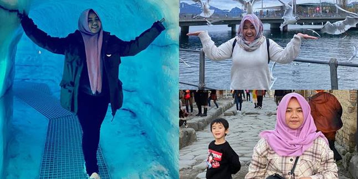 8 Happy Poses of Shela Lala, Rafathar's Nanny who Can Travel the World with Raffi Ahmad and Nagita Slavina