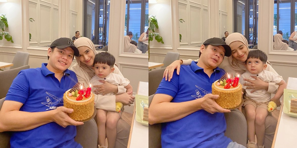 8 Potert Nadya Mustika Celebrates Iqbal Rosadi's Birthday, Baby Syaki's Bond with Stepfather Becomes the Highlight