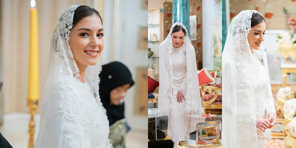 8 Portraits of the Mandi Berbedak Event of Anisha Rosnah Before Marriage to Prince Abdul Mateen from Brunei, Luxurious Dowry