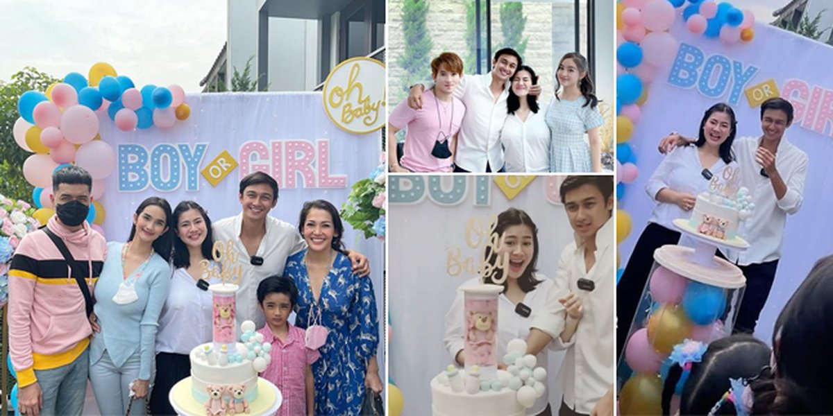 8 Photos of Felicya Angelista and Immanuel Caesar Hito's Gender Reveal Party, White and Pastel-themed