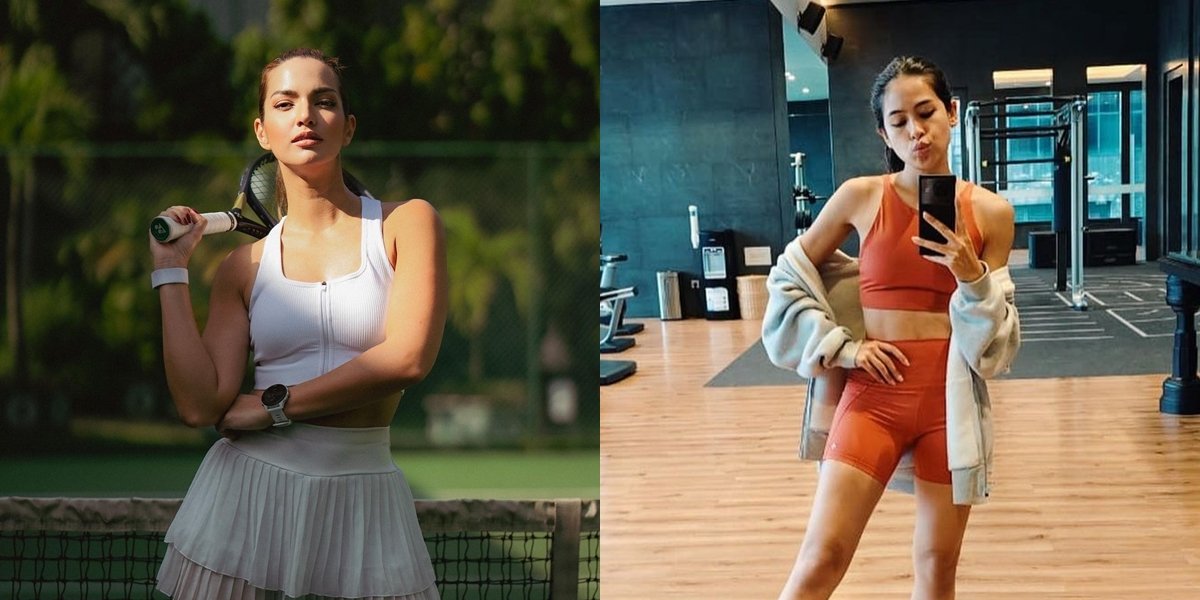 8 Portraits of Nia Ramadhani and Maudy Ayunda's Exercise Showdown, Both Showing Off Body Goals and Makeup-Free Beauty