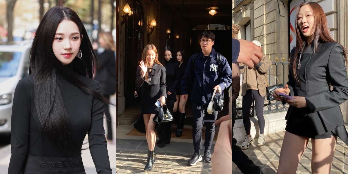 8 Photos of aespa at Paris Fashion Week, Fans' Shots, Attract Attention with Beautiful Visuals - Like CEOs Wearing All Black