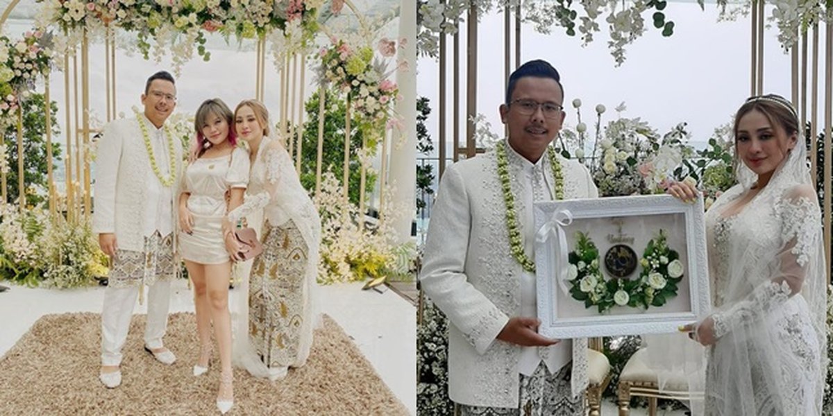 8 Portraits of Cupi Cupita's Wedding Ceremony, the Bride Looks Elegant in a White Kebaya - Held with Sundanese Traditional Nuance
