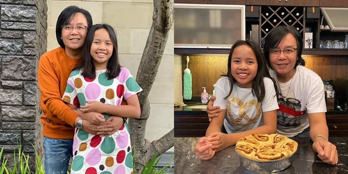 8 Portraits of Alessa, Ari Lasso's Youngest Child, Growing Up Beautiful and Skilled in Baking