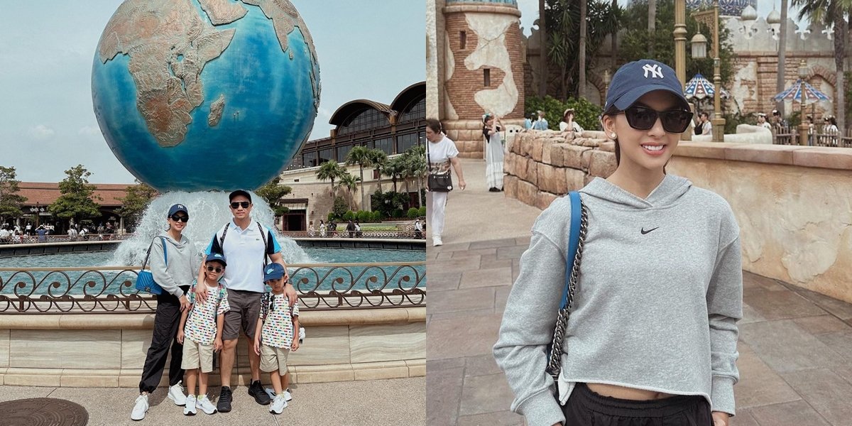 8 Photos of Alisia Rininta, the Star of the Soap Opera 'TAKDIR CINTA YANG KUPILIH,' During Her Vacation in Japan, Looking Beautiful in a Casual Style and Still Being Called a Teenager