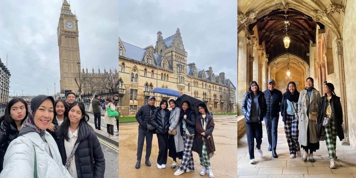 8 Photos of Alya Rohali's Vacation in Europe, Inviting Her Beautiful Daughters to Sightsee - Visiting the Eldest Daughter who is Studying in London