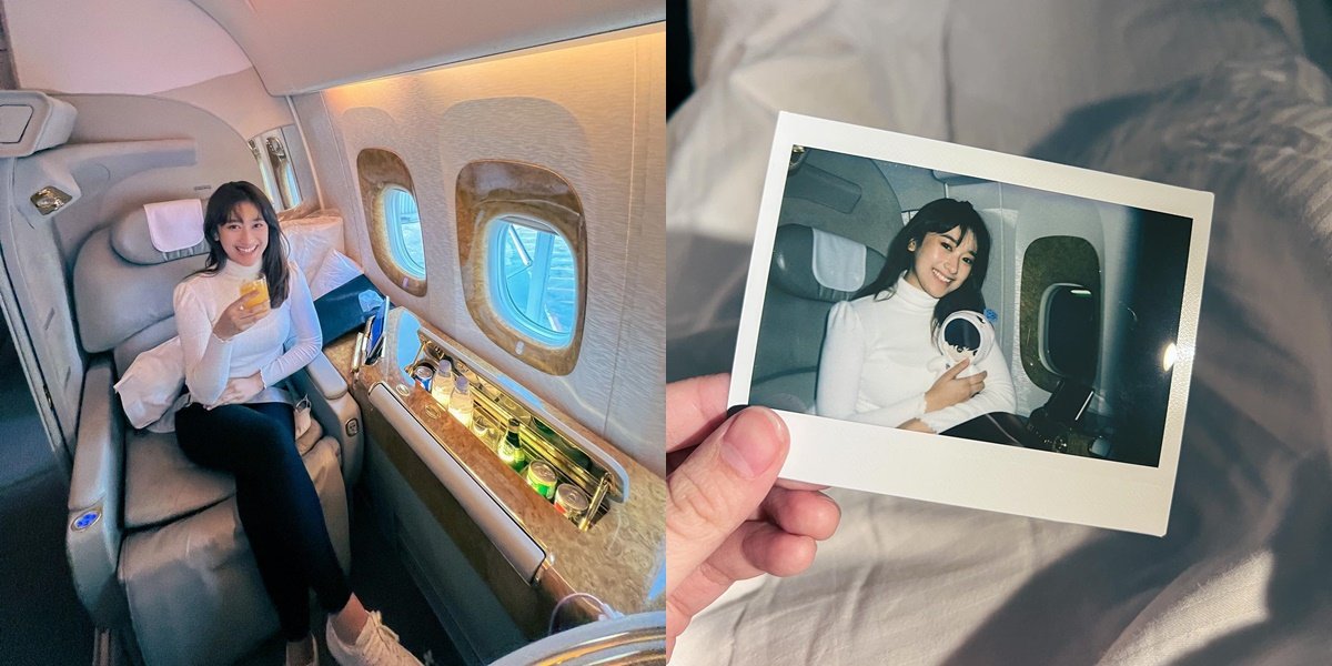 8 Portraits of Amanda Caesa, Parto Patrio's Daughter Departing to England, Flying in a Luxury Plane - Planning to Continue Her Studies