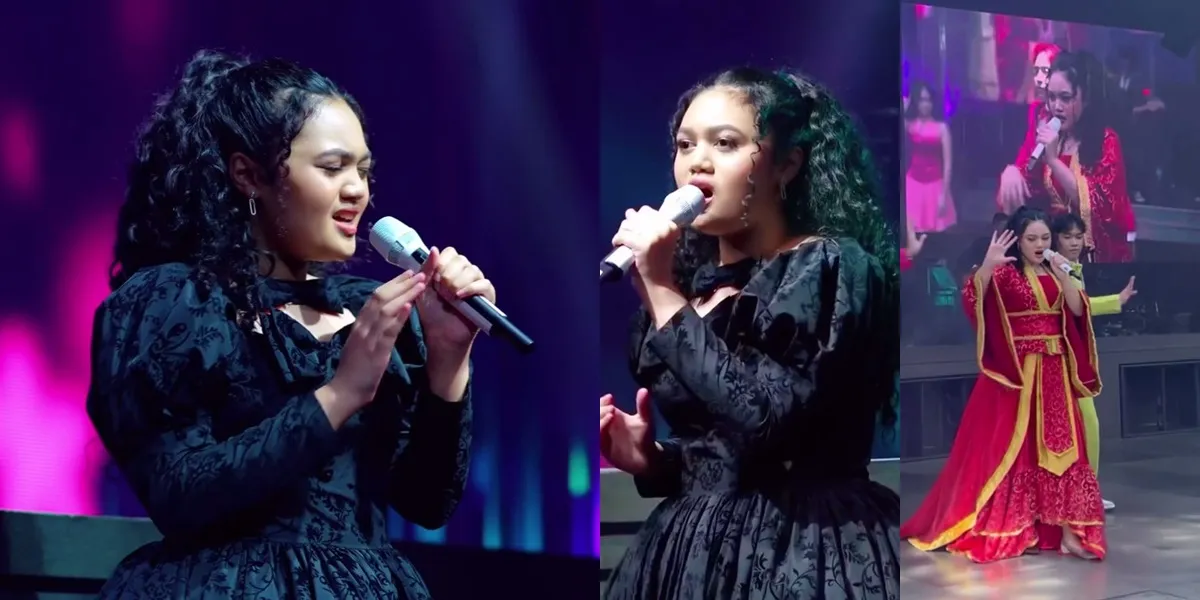 8 Portraits of Amora Lemos, Kris Dayanti's Child, Perform, Stunning with Her Golden Voice