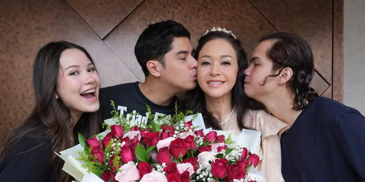 8 Portraits of Maia Estianty's Children Celebrating Her 50th Birthday, Full of Happiness