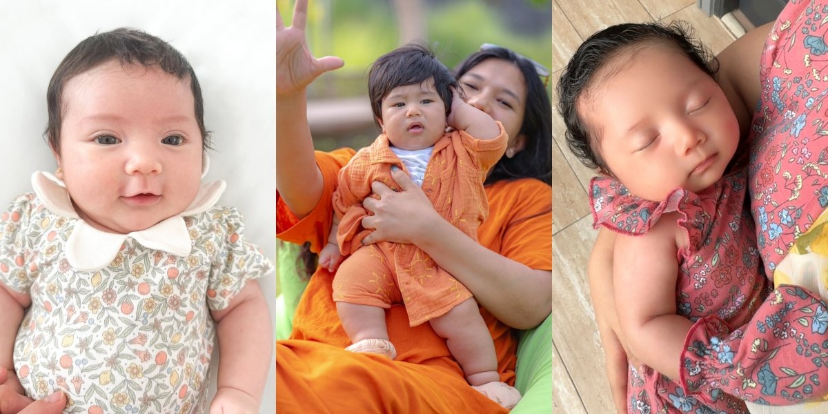 8 Adorable Photos of Celebrity Kids Beloved by Netizens, Chubby Cheeks - Torn Bread Arms Make You Want to Squeeze Them
