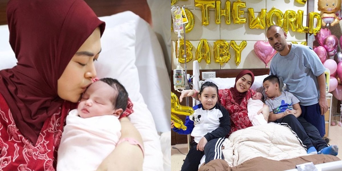 8 Portraits of Aisyahrani's Beautiful and Snub-Nosed Third Child, Her Full Name is Still Kept Secret - Currently Only Called 'Baby RM'