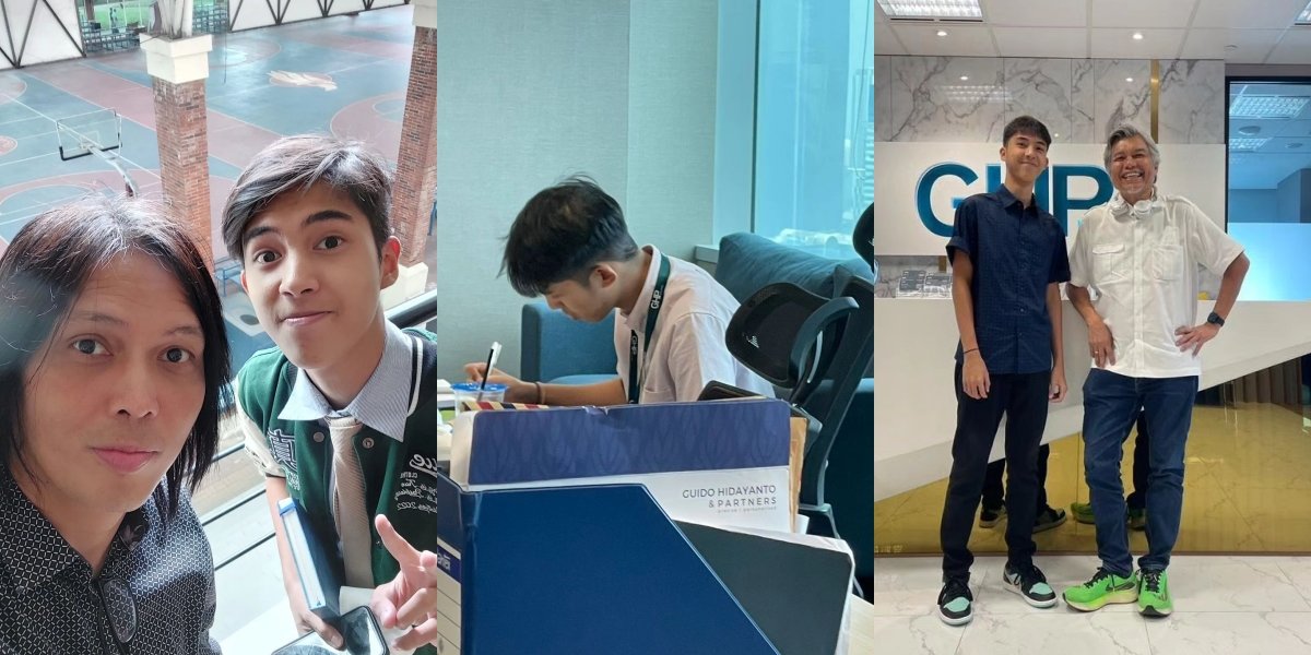 8 Portraits of Once Mekel's Son Interning at a Law Firm, Getting Handsome to Compete with His Ageless Father