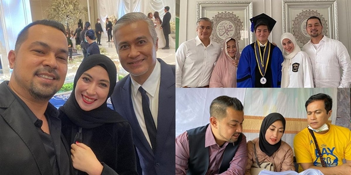 8 Photos of Annisa Trihapsari with Sultan Djorghi and Adjie Pangestu that Touch Netizens, Husband & Ex Still Get Along!