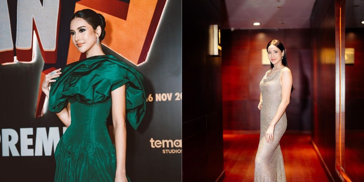 8 Portraits of Anya Geraldine Looking Elegant at the Gala Premiere of 'LAYANGAN PUTUS' - Netizens: Her Body is Getting More Attractive!