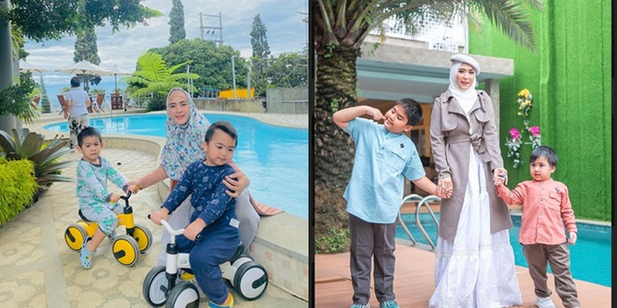 8 Portraits of April Jasmine, Ustaz Solmed's Wife, Taking Care of 3 Children, Her Luxurious Lifestyle is Being Highlighted