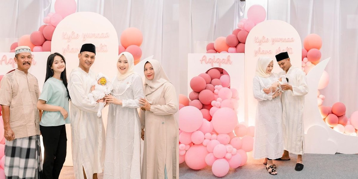 8 Potraits of Aqiqah Baby Kay, Yeni Inka's Child, The Baby's Face Makes Netizens Curious