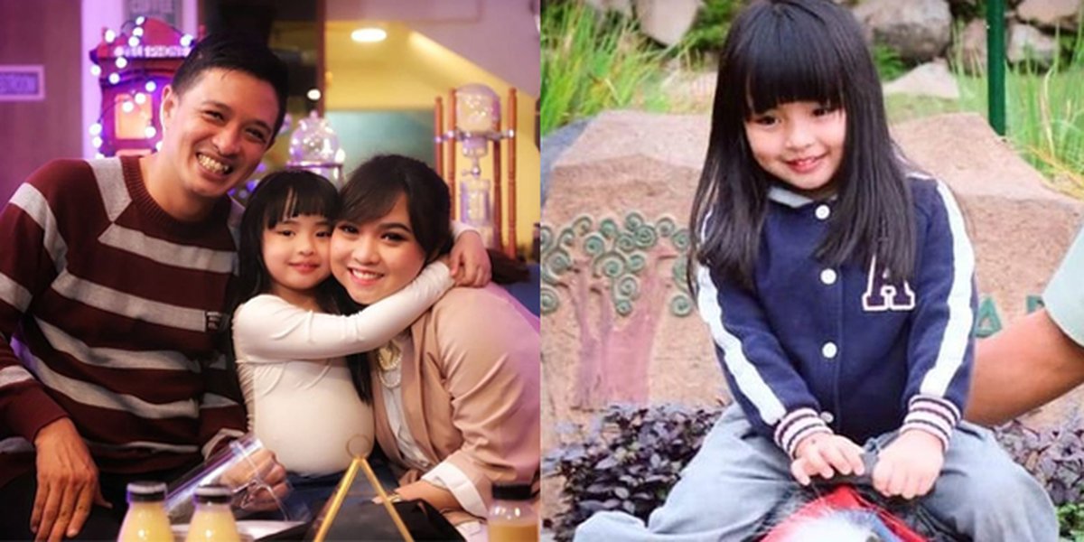 8 Portraits of Aquilla Putri Semata Wayang Eza Yayang 'Ojak TOP' who is now 5 years old, Beautiful and Adorable