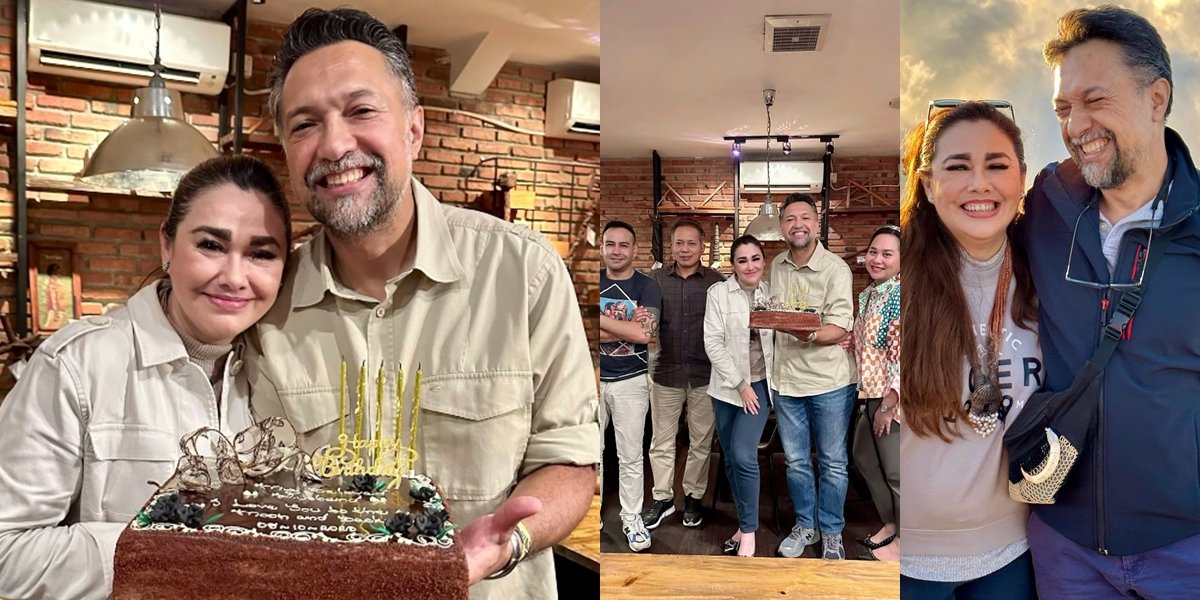 8 Photos of Ari Sihasale Celebrating His 50th Birthday, Simple Party - Full of Love from Nia Zulkarnaen