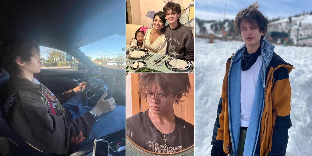 8 Photos of Armand Putra, Farah Quinn's Eldest Son who is Now 16 Years Old, Has a Driver's License and Can Drive His Own Car