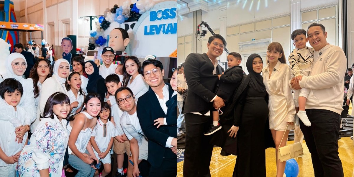 8 Portraits of Artists at Abang L's Birthday Party, the Son of Lesti Kejora & Rizky Billar, Luxurious and Star-Studded