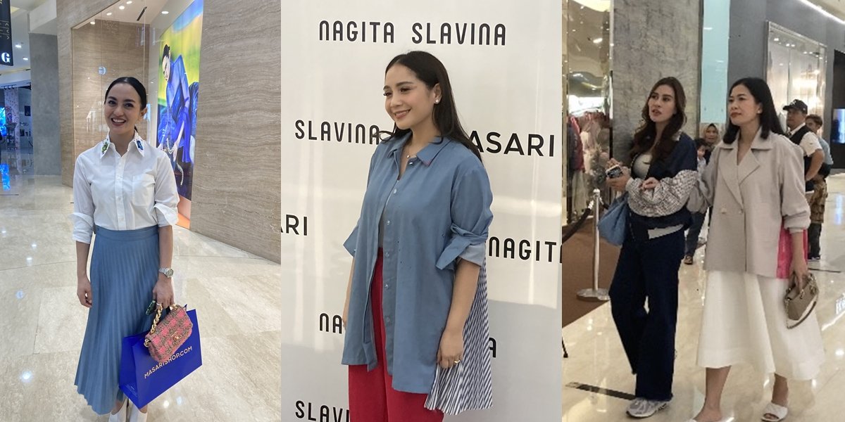 8 Photos of Celebrities who Attended the Launch of Nagita Slavina's Latest Fashion Collection, Including Syahnaz Sadiqah and Rachel Vennya