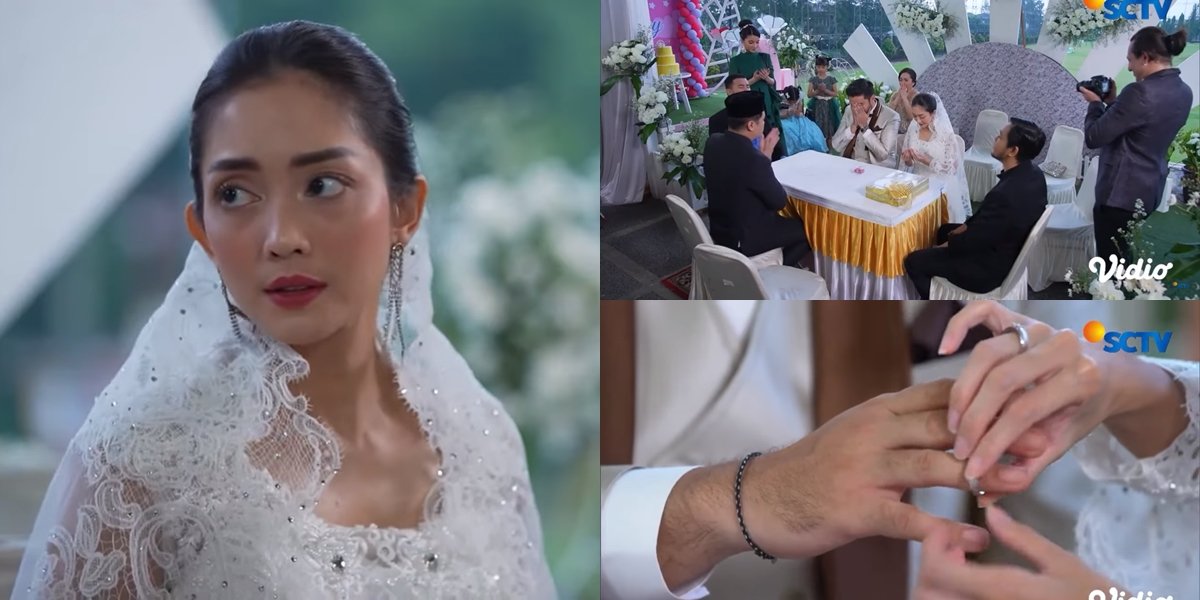 8 Portraits of Arya and Starla Officially Becoming Husband and Wife in the Soap Opera 'LOVE AFTER LOVE', Marriage Vows Repeated 3 Times