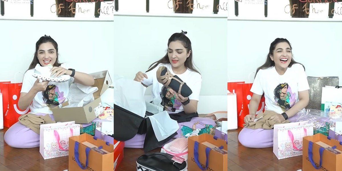 8 Photos of Ashanty Opening Birthday Gifts from Staff, Doesn't Like Expensive Gifts