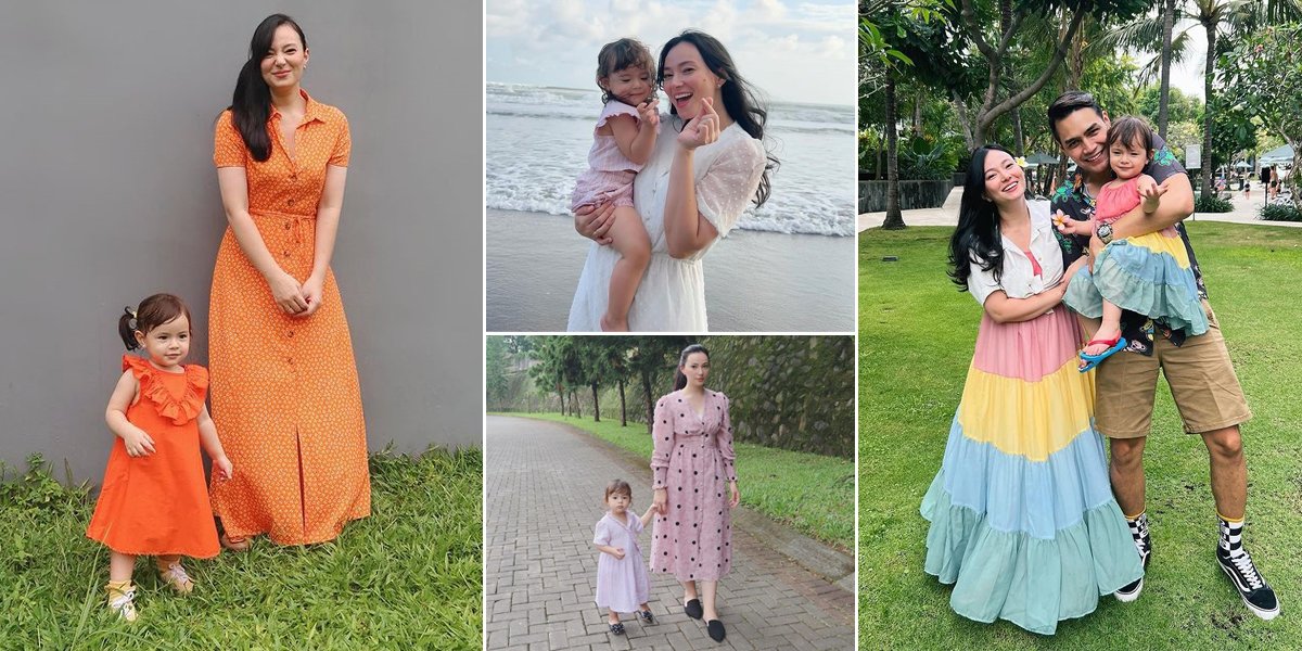 8 Portraits of Asmirandah who always wear beautiful dresses when taking care of little Chloe, like a big sister