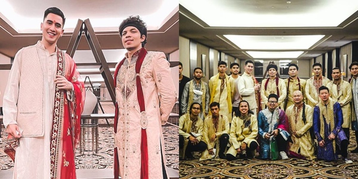 8 Portraits of Atta Halilintar at Bachelor Party, Attended by Friends - Middle Eastern Themed