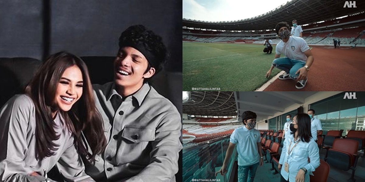 8 Portraits of Atta Halilintar Surveying GBK Stadium for Wedding Venue, Will Be the First - Rental Price is Extremely Fantastic!