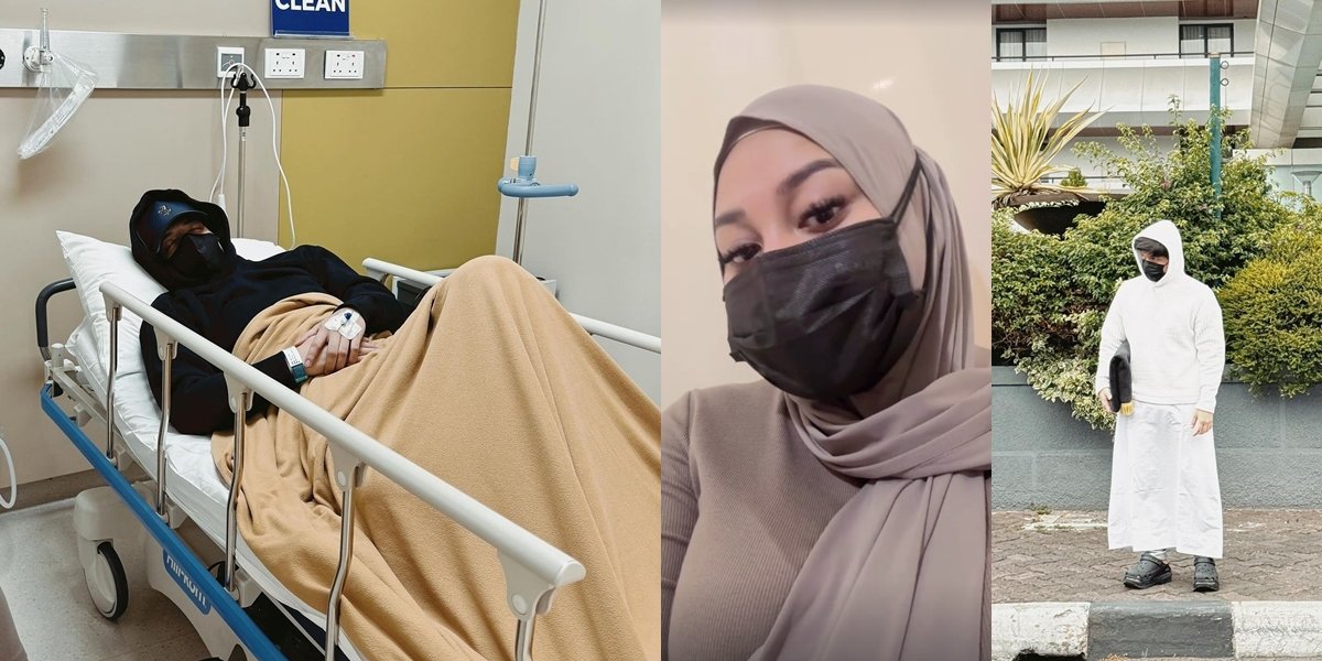 8 Portraits of Atta Being Sick, Aurel Hermansyah Becomes a Strong Wife - Accompanying Husband at the Hospital at Night and Taking Ameena to School in the Morning