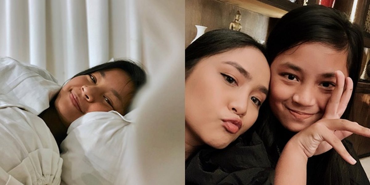 8 Portraits of Aura, Gita Gutawa's Younger Sister, who is now a Teenager, Always Close with Her Sister Despite the 13-Year Age Gap