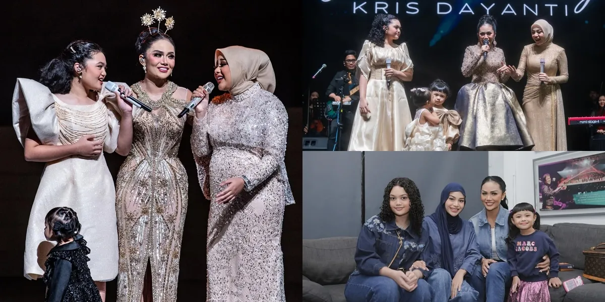 8 Portraits of Aurel Hermansyah and Kris Dayanti Performing Together on Stage in Jakarta to Malaysia, Very Harmonious - Getting Warmer Thanks to Ameena-Azura