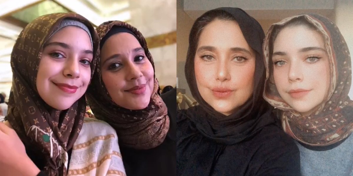 8 Pictures of Ayu Azhari and Isabelle Tramp, Both Wearing Hijab and Beautiful Like a Split Betel Nut