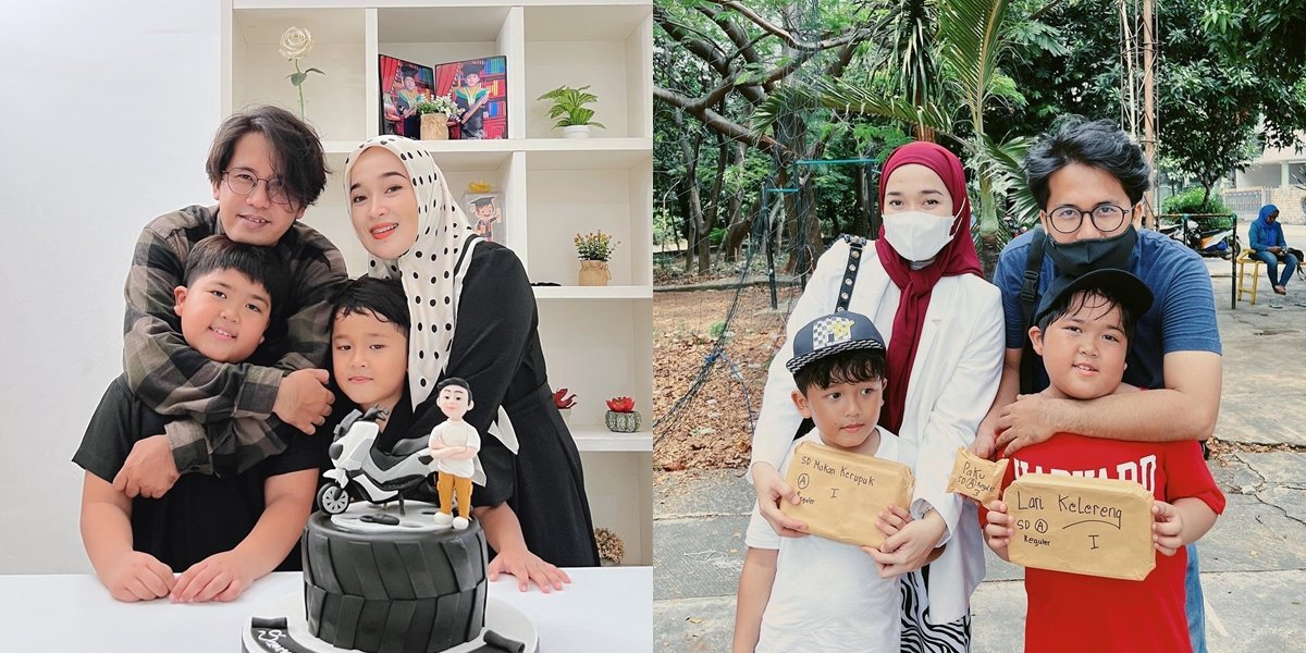 8 Photos of Ayus Sabyan and Ririe Fairus Taking Care of Their Child Together, Remaining Close Despite Divorce Amid Cheating Rumors