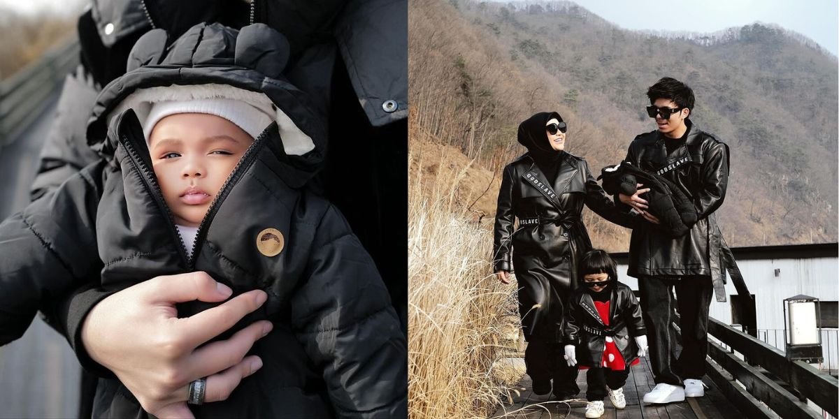 8 Potret Azura, Atta Halilintar and Aurel Hermansyah's Second Child, on Vacation in Korea