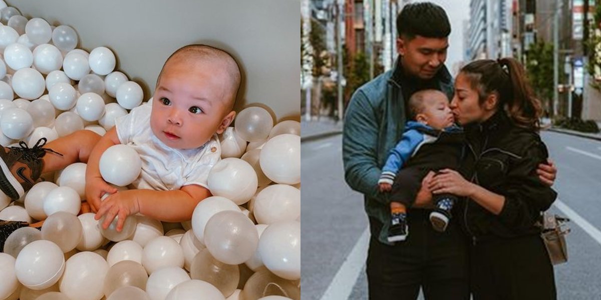 8 Photos of Baby Issa, Nikita Willy and Indra Priawan's Adorable Child, with Cool Style Just Like Their Parents