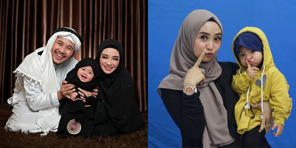 8 Portraits of Baby Rumaysha, the Child of Ega Noviantika and Rafly DA, Wearing Hijab Since Childhood - Even Cuter and More Adorable at Almost 1 Year Old