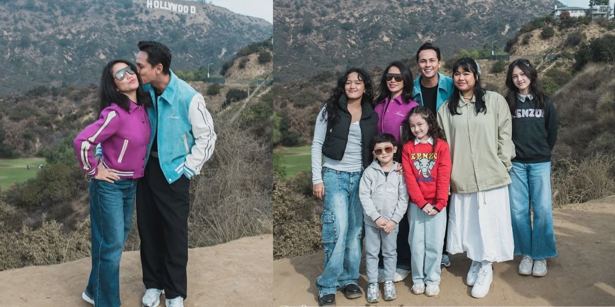 8 Happy Photos of Andhika Pratama Moving His Family for Vacation in Los Angeles, Ussy Sulistiawaty: Almost Failed