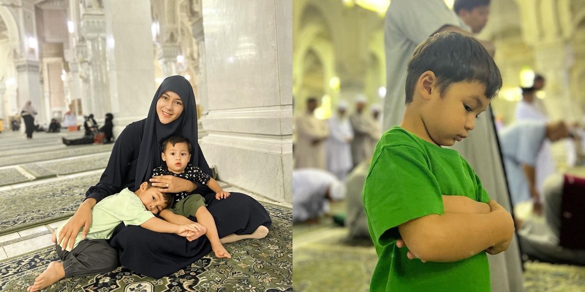 8 Photos of Baim Wong and Paula Verhoeven Performing Umrah, Taking Turns in Taking Care of Their Two Sons - Still Manage to Look Cool and Stylish