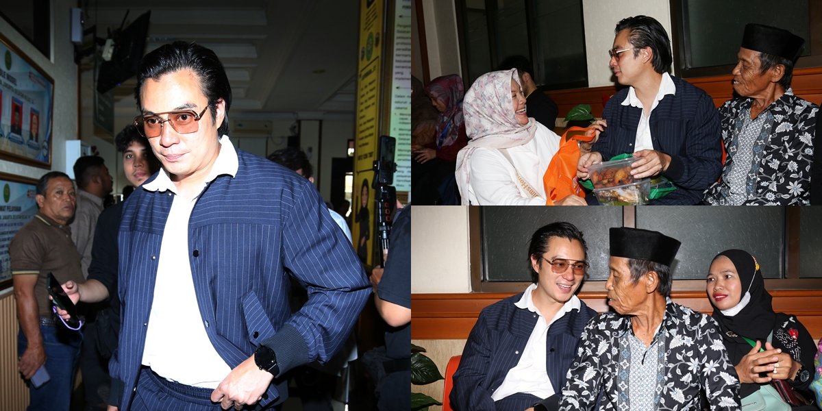 8 Photos of Baim Wong Visited by Mrs. Nining at the South Jakarta Religious Court While Bringing Sour Vegetable Soup, There’s Also Mr. Bokir Praying for Reconciliation