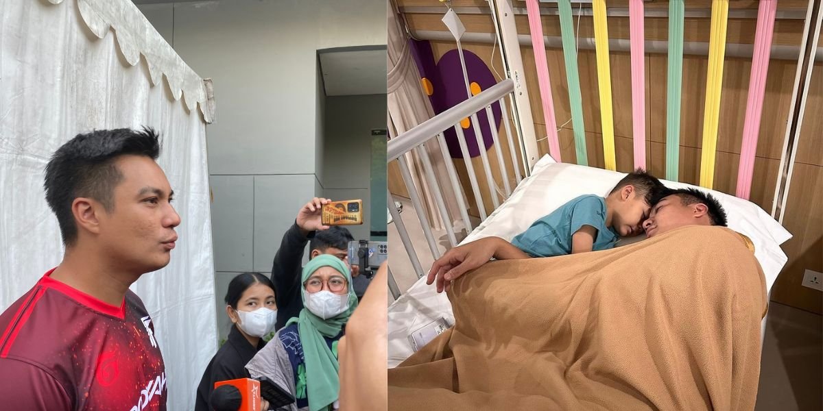 8 Portraits of Baim Wong Panicking as Kiano is Admitted to the Hospital Due to Eating the Wrong Food, Now He Must Be More Careful in Providing Food