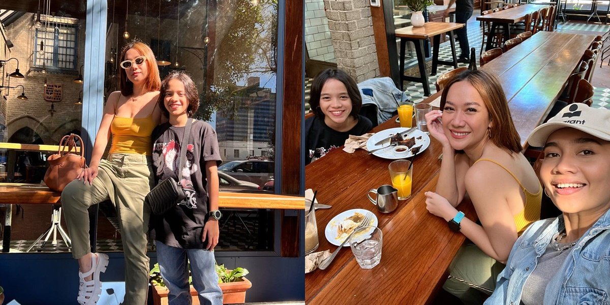 8 Portraits of BCL and Noah Sinclair Vacationing in LA, Watching Gorillaz Concert - Mother and Son's Style Like Siblings