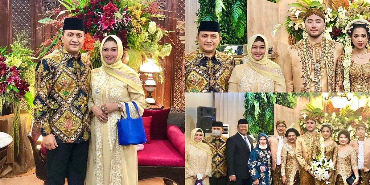 8 Photos of Bella Saphira Attending Wedding Ceremony Amidst Pandemic, Beautiful in Hijab and Flooded with Praises