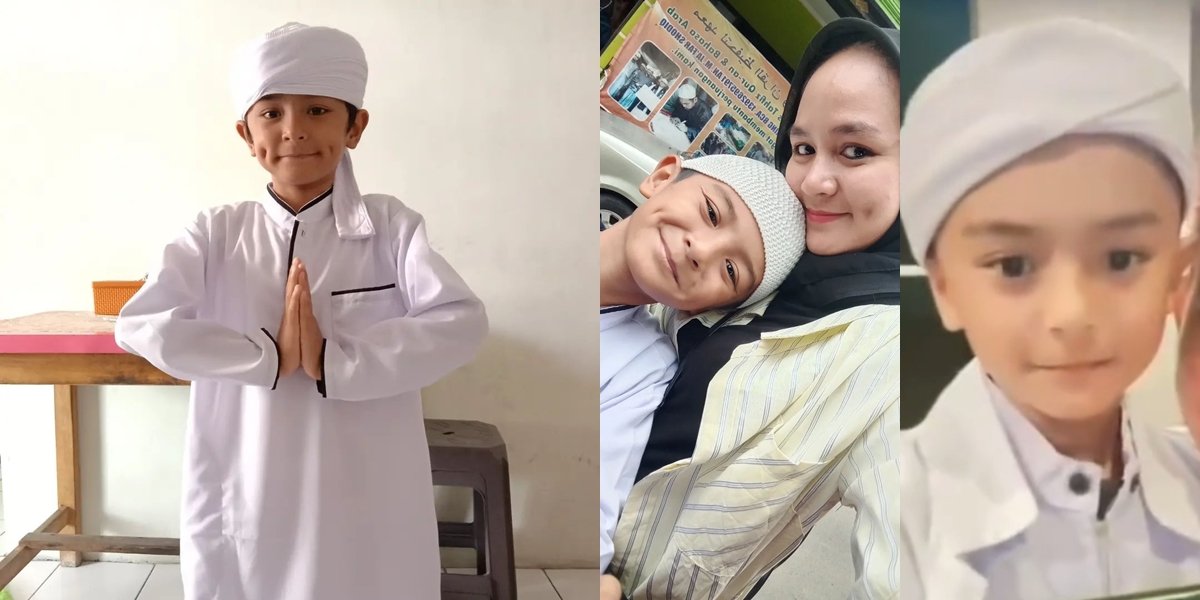 8 Portraits of Andika Kangen Band's Children who are rarely seen, Good Looking with Dimple Cheeks - Now Studying in Islamic Boarding School and Wants to Become a Kyai