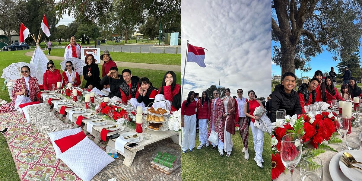 8 Pictures of Birthday Lunch Kirana Cindy Claudia's Daughter, Celebrated After the Indonesian Independence Ceremony in Perth, Australia