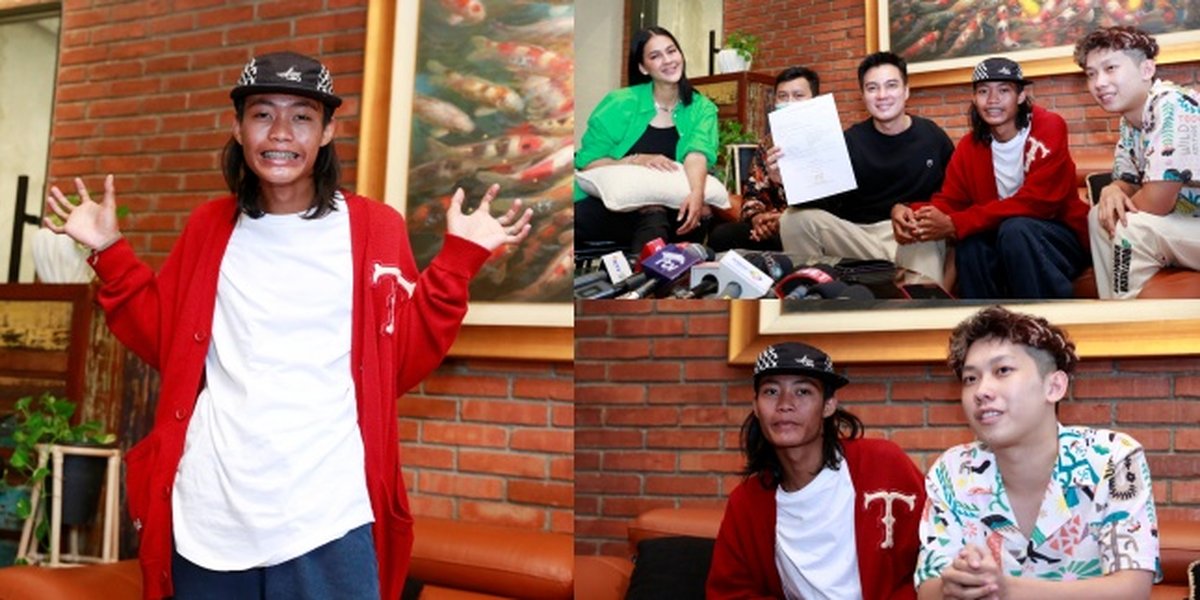 8 Portraits of Bonge Meeting with the Press with Baim Wong and Paula Verhoeven, Revealing Lack of Understanding about the Registration of HAKI Citayam Fashion Week - Facts Behind the News of Receiving Rp 500 Million