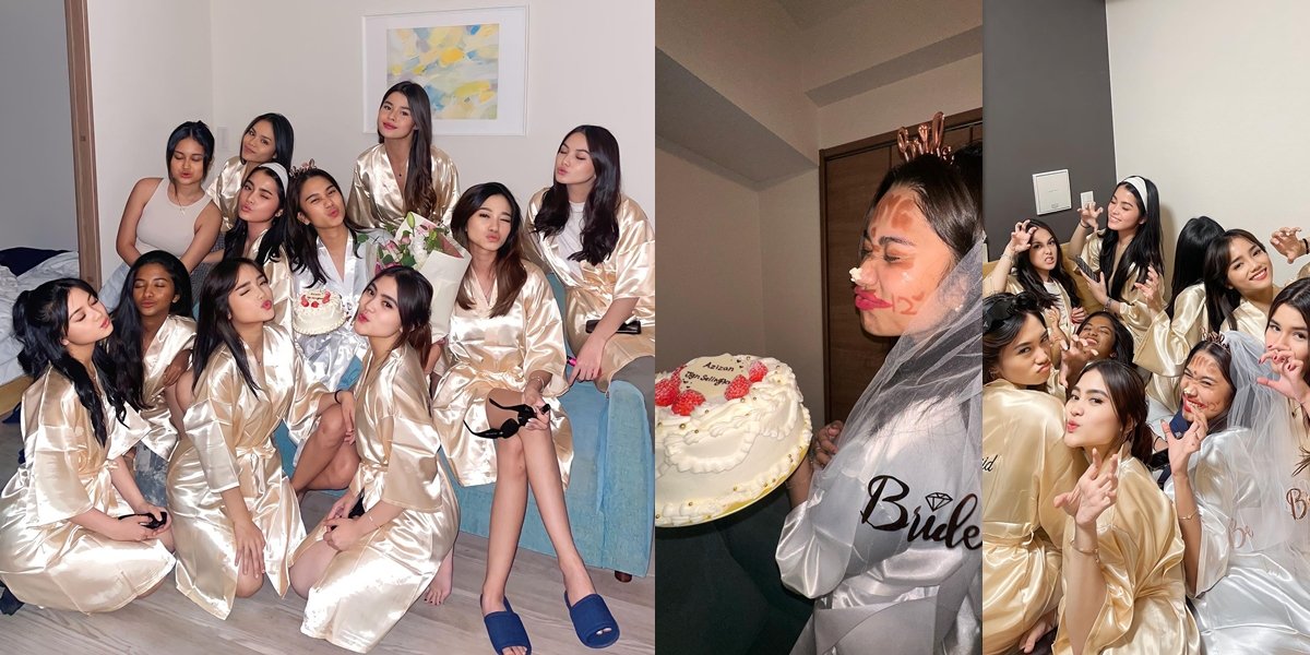 8 Potret Bridal Shower Azizah Salsha Before Marrying Pratama Arhan in Japan, Attended by Fuji