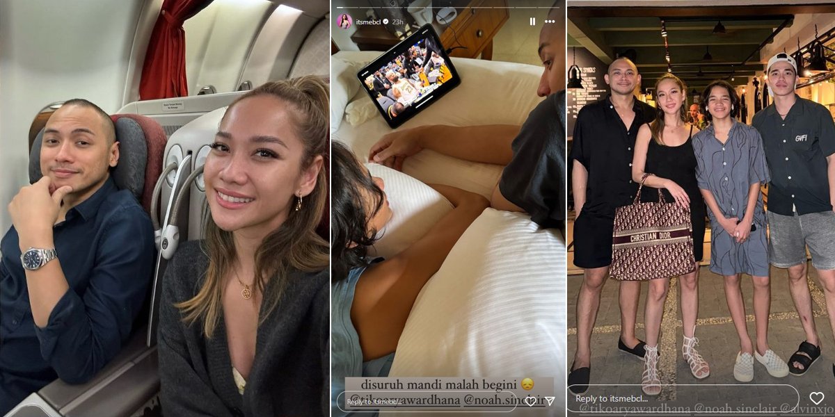 8 Pictures of Bunga Citra Lestari and Tiko Aryawardhana Continuing Their Vacation in Bali with Noah Sinclair