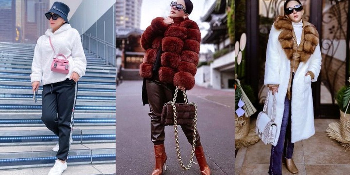 8 Portraits of Syahrini's Luxury Fashion in Tokyo, Still Glamorous Even Just Shopping at the Store in Front of the House